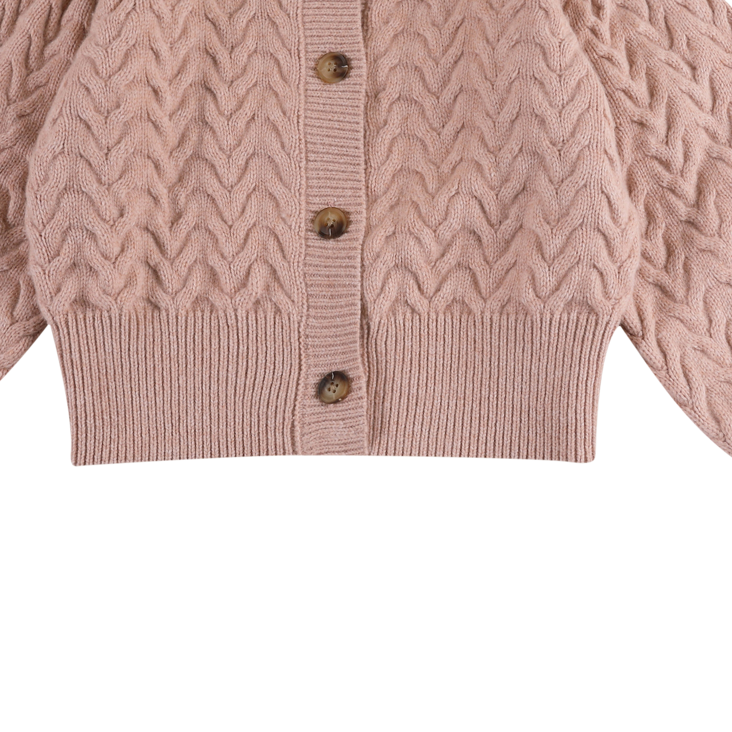 Zinne Cardigan | Cloudy Rose