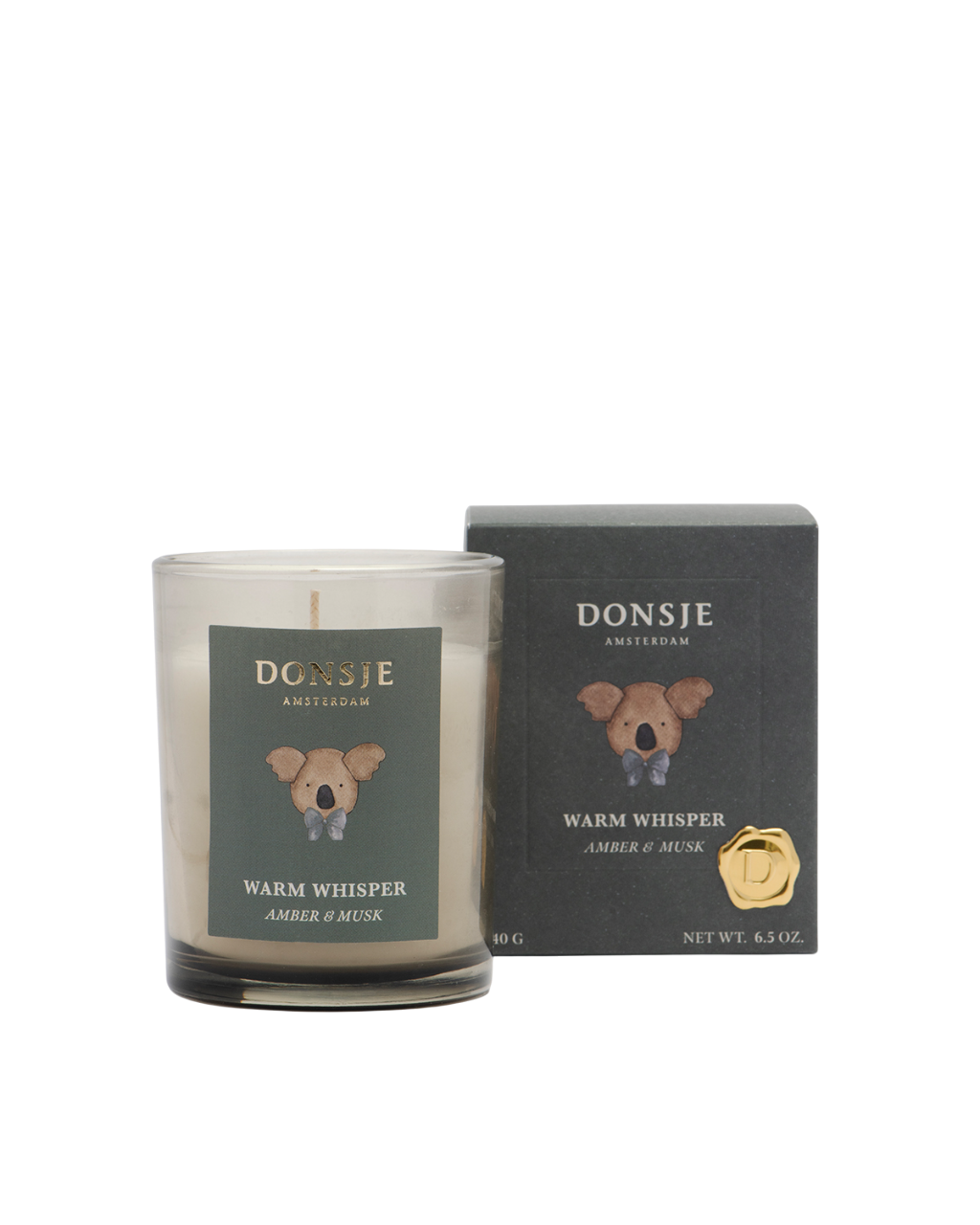 Warm Whisper Scented Candle (12x) | Amber + Musk