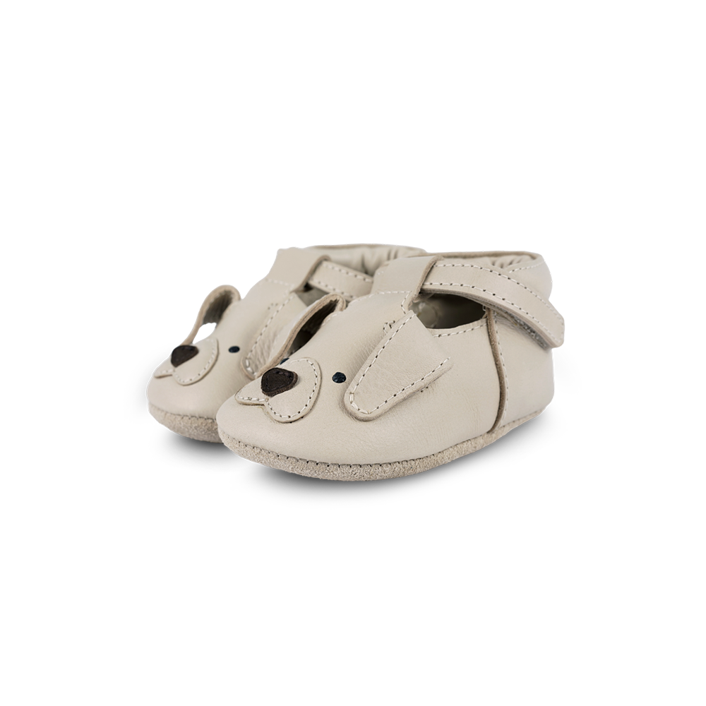 Spark Special Shoes | Golden Retriever | Ivory Classic Leather