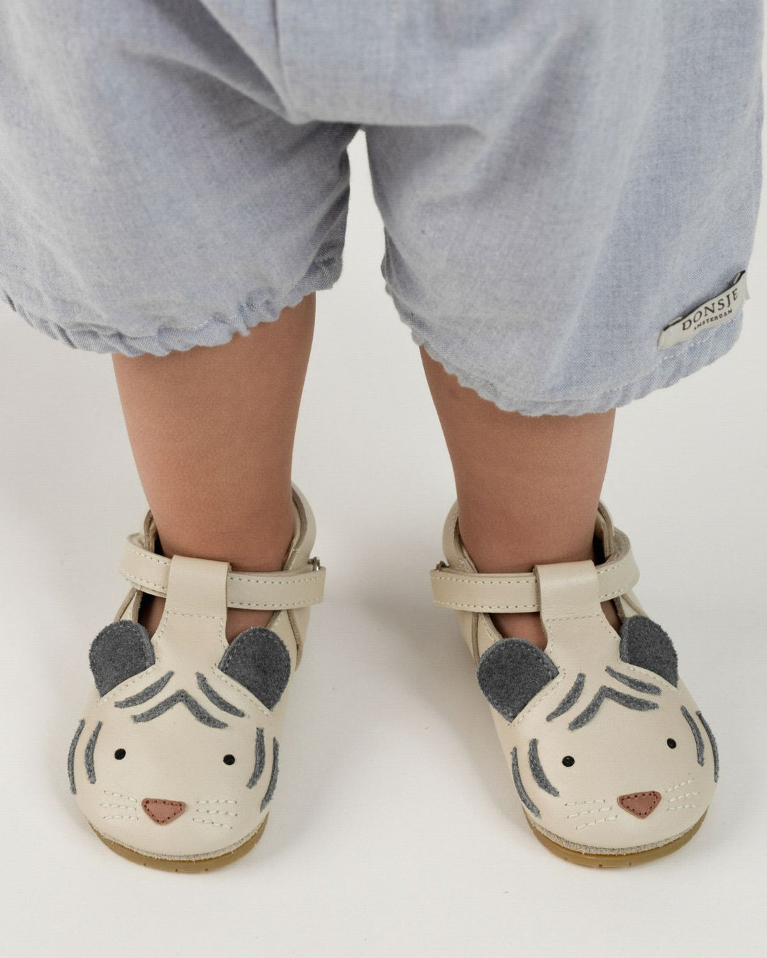 Spark Special Shoes | White Tiger | Cream Leather