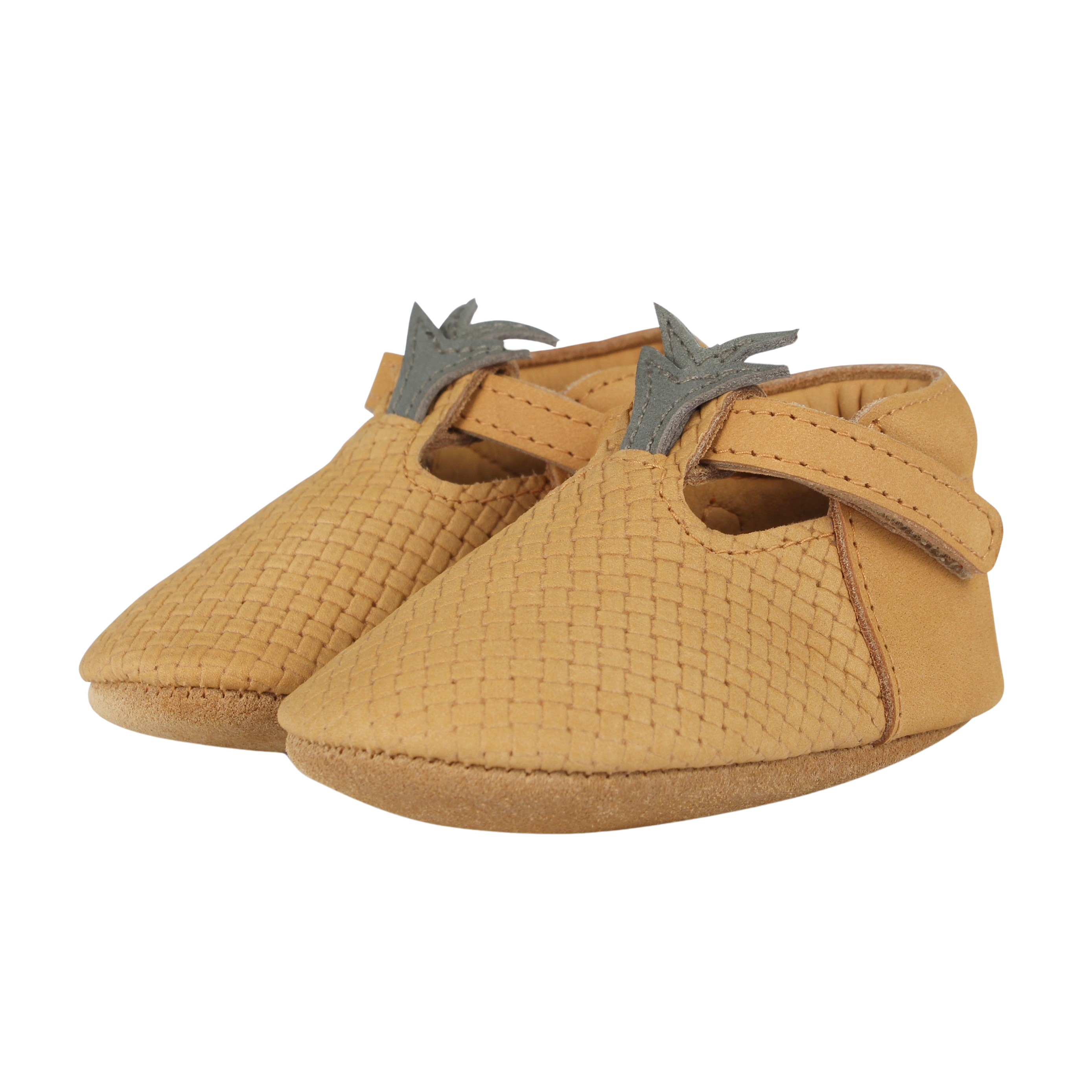 Nanoe Shoes | Pineapple | Caramel Stamped Nubuck