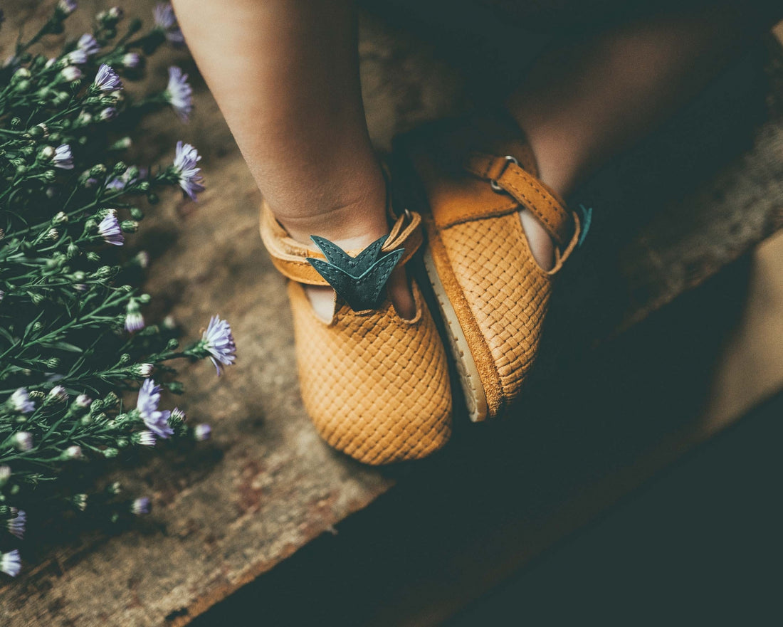 Nanoe Shoes | Pineapple | Caramel Stamped Nubuck