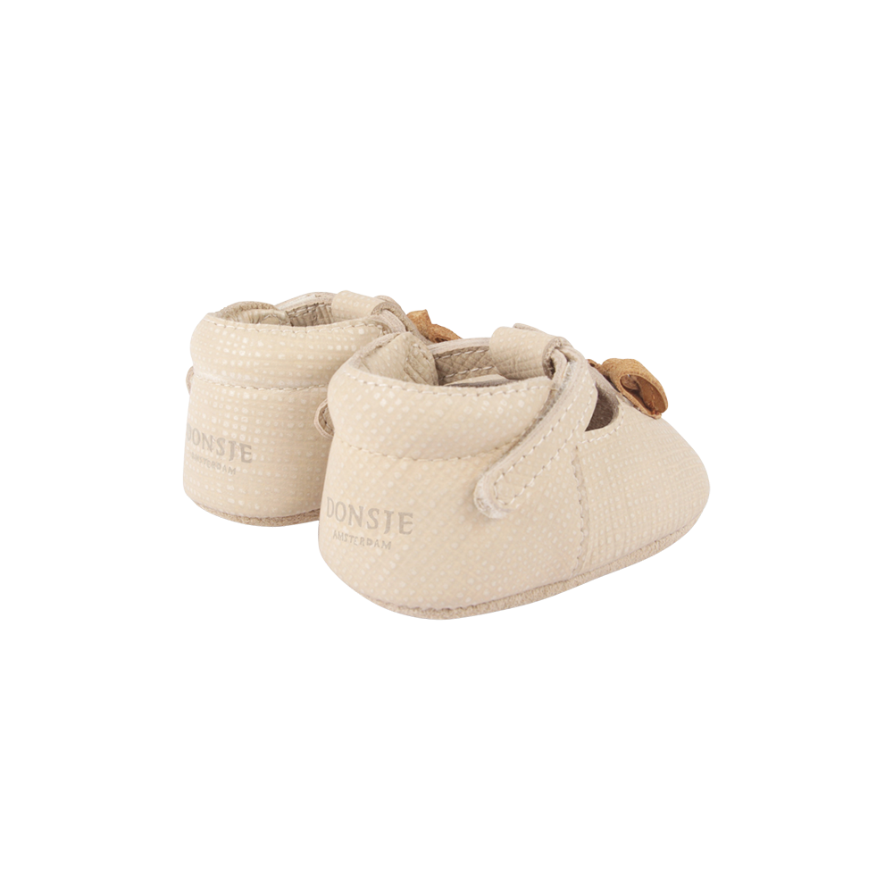 Nanoe Shoes | Banana | Cream Scored Leather