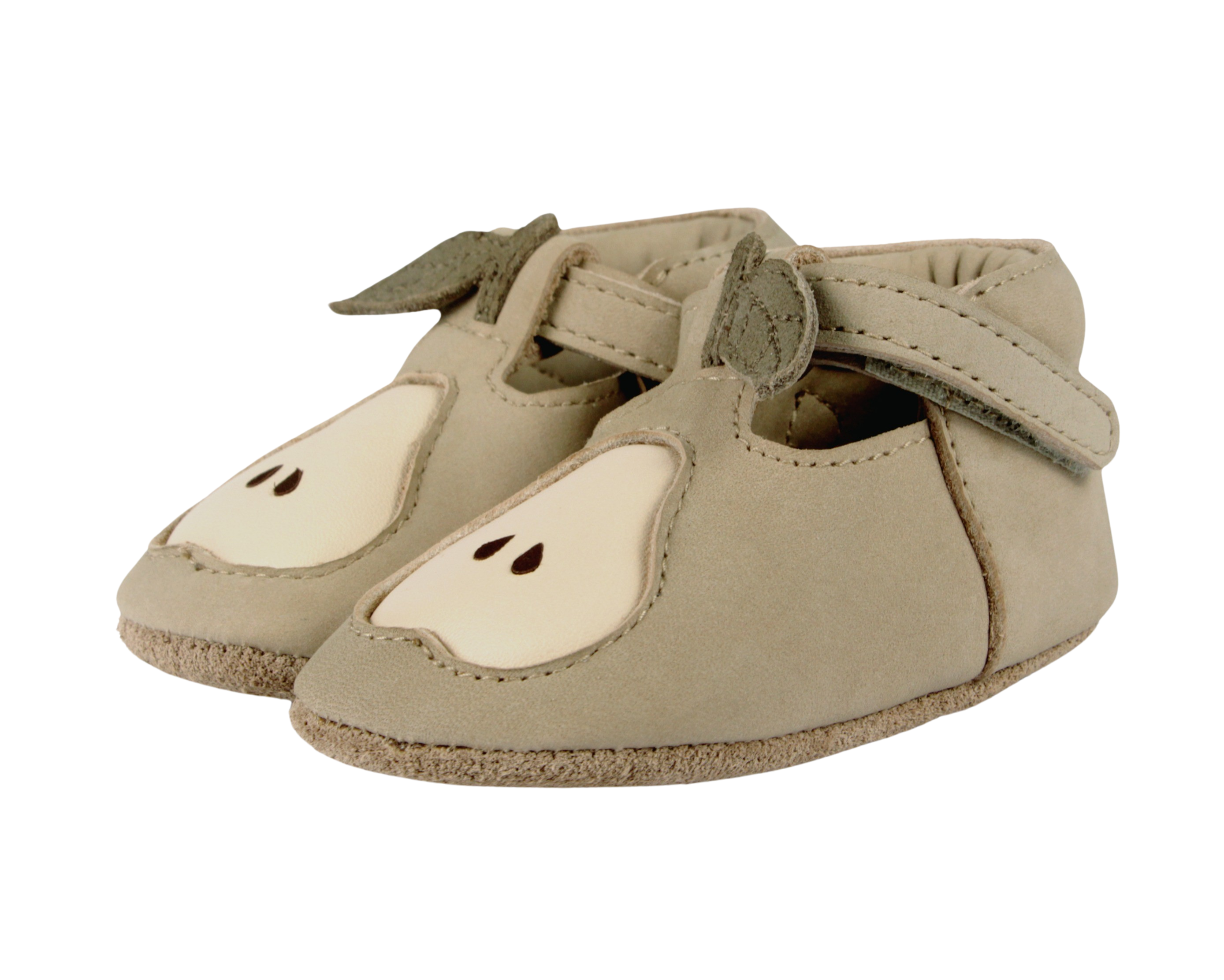 Qanoe Shoes | Pear | Taupe Leather