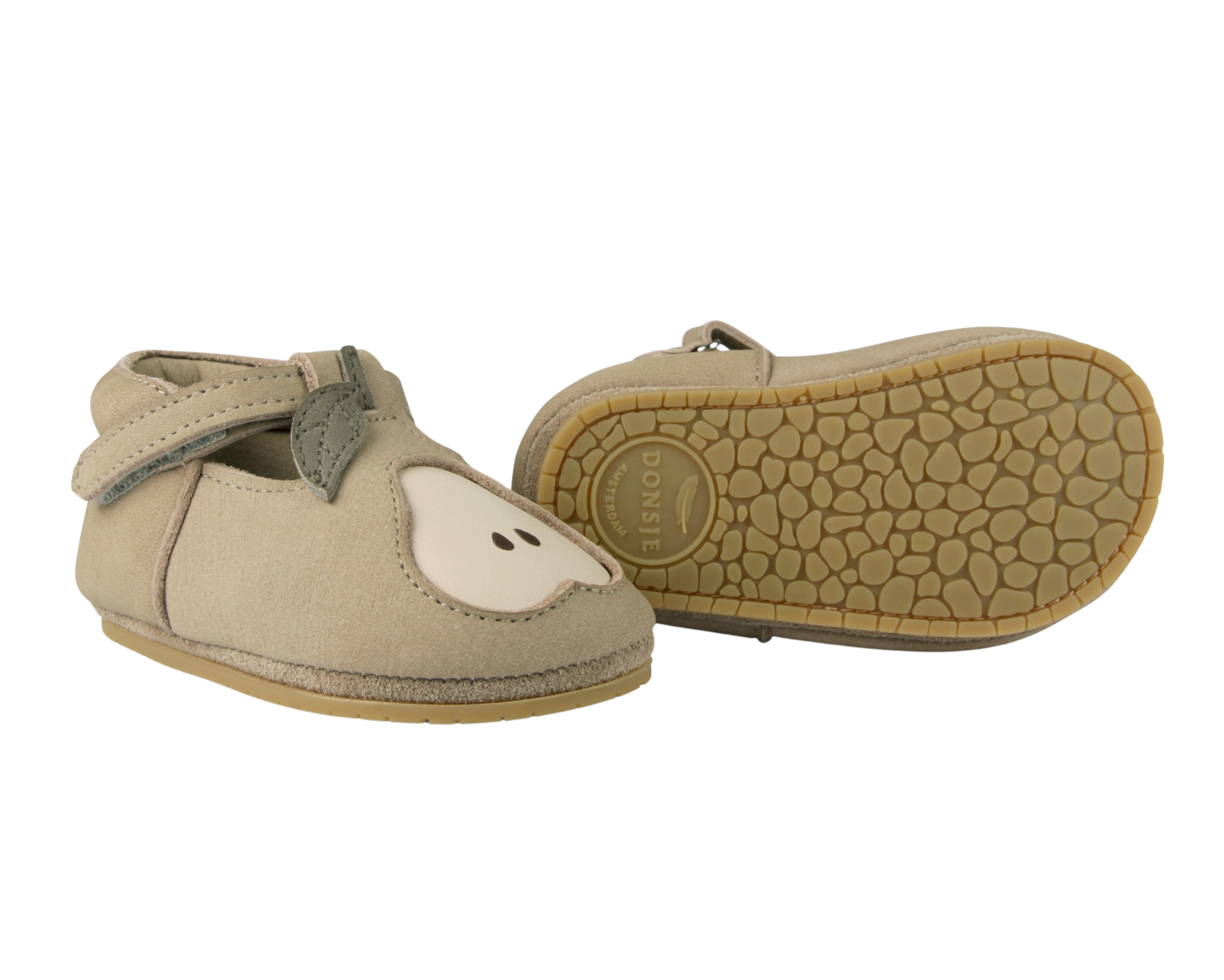 Qanoe Shoes | Pear | Taupe Leather