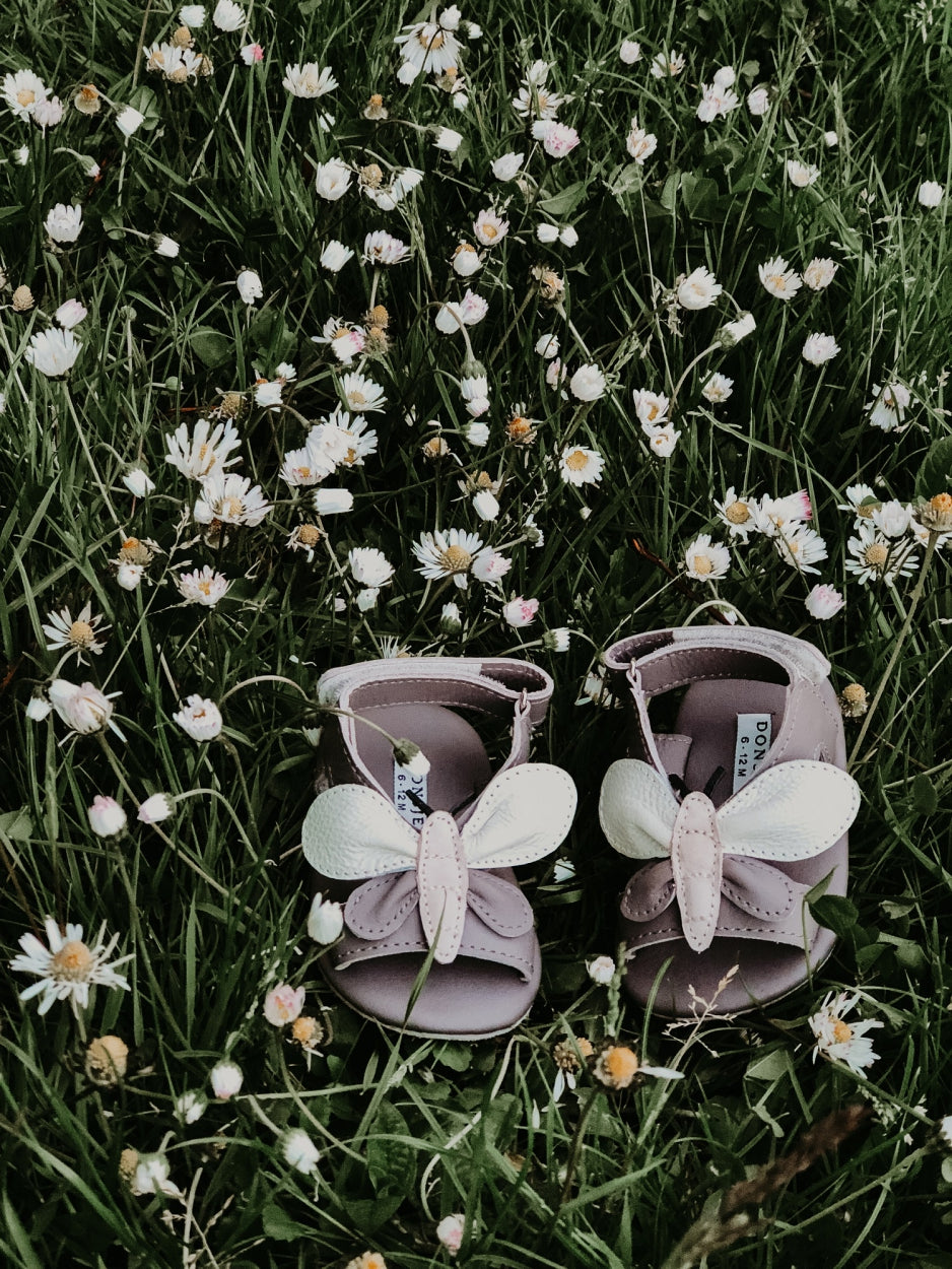 Tuti Sky Sandals | Dragonfly | Dark Lavender Leather