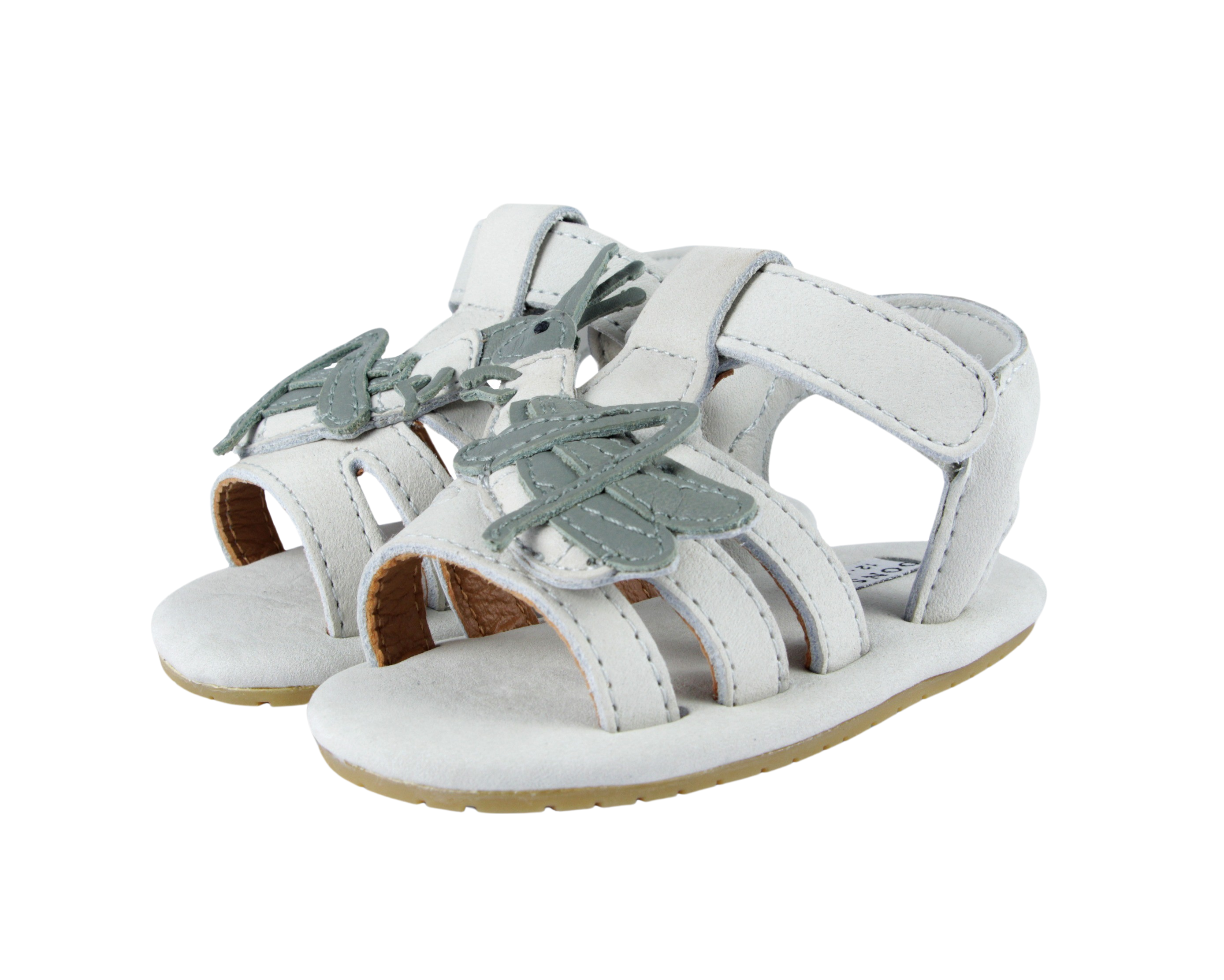 Tuti Sky Sandals | Grasshopper | Light Grey Nubuck