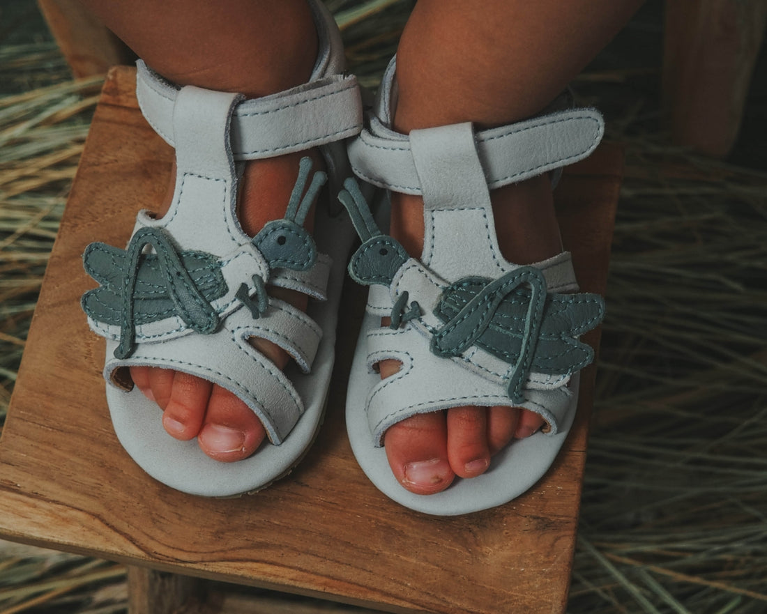 Tuti Sky Sandals | Grasshopper | Light Grey Nubuck