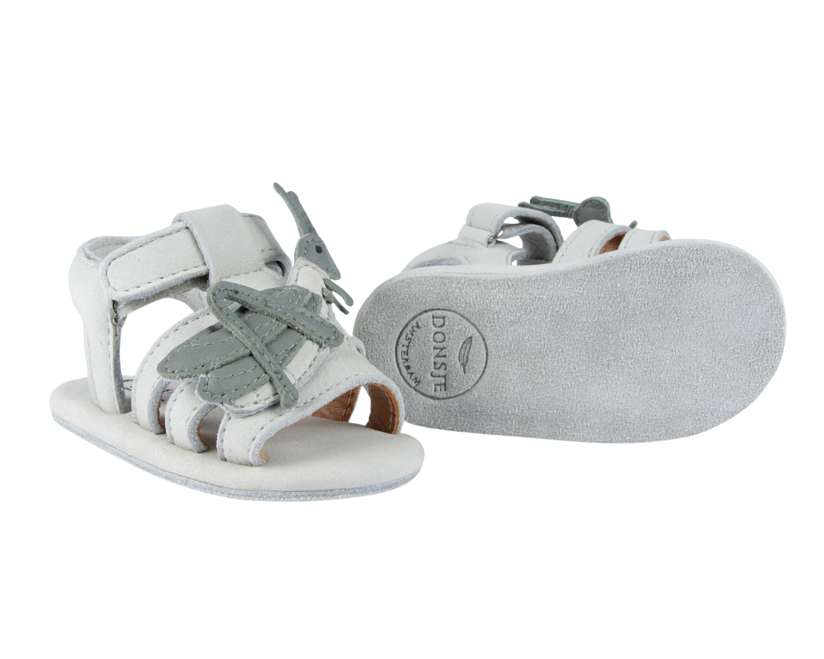 Tuti Sky Sandals | Grasshopper | Light Grey Nubuck