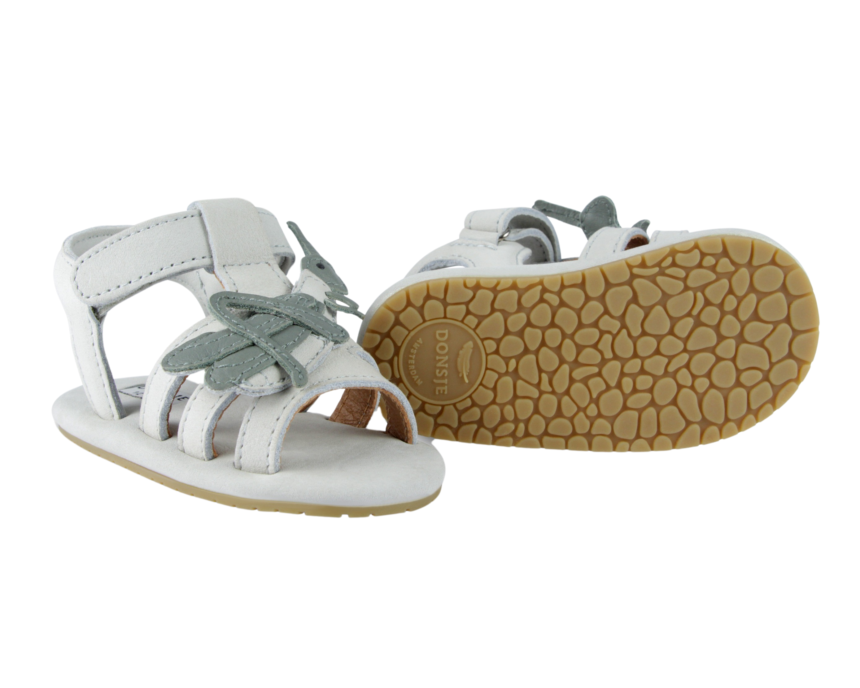Tuti Sky Sandals | Grasshopper | Light Grey Nubuck