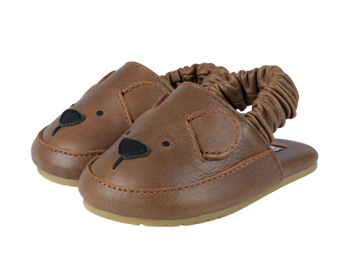 Vallie Sandals | Bear | Cognac Classic Leather