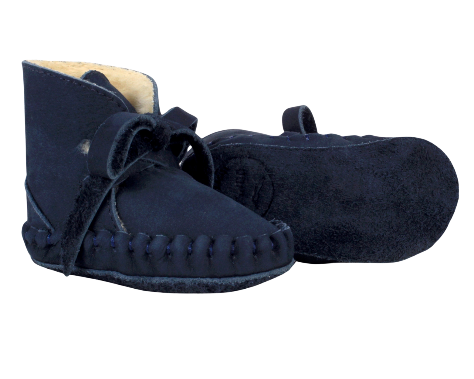Pina Classic Booties | Navy Nubuck