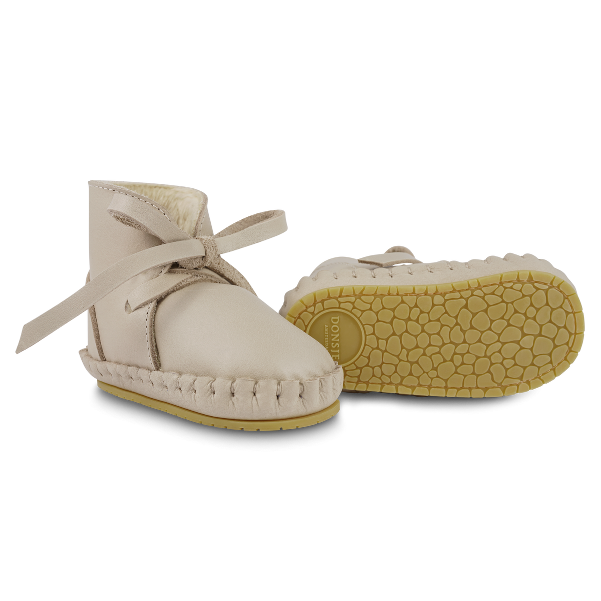 Pina Classic Booties | Ivory Classic Leather