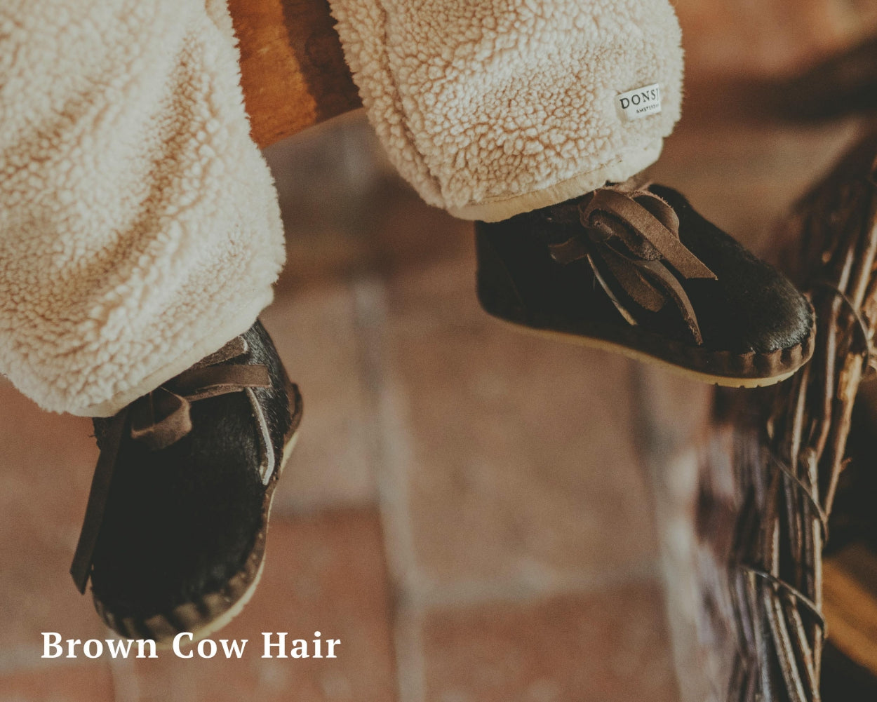 Pina Exclusive Booties | Brown Cow Hair