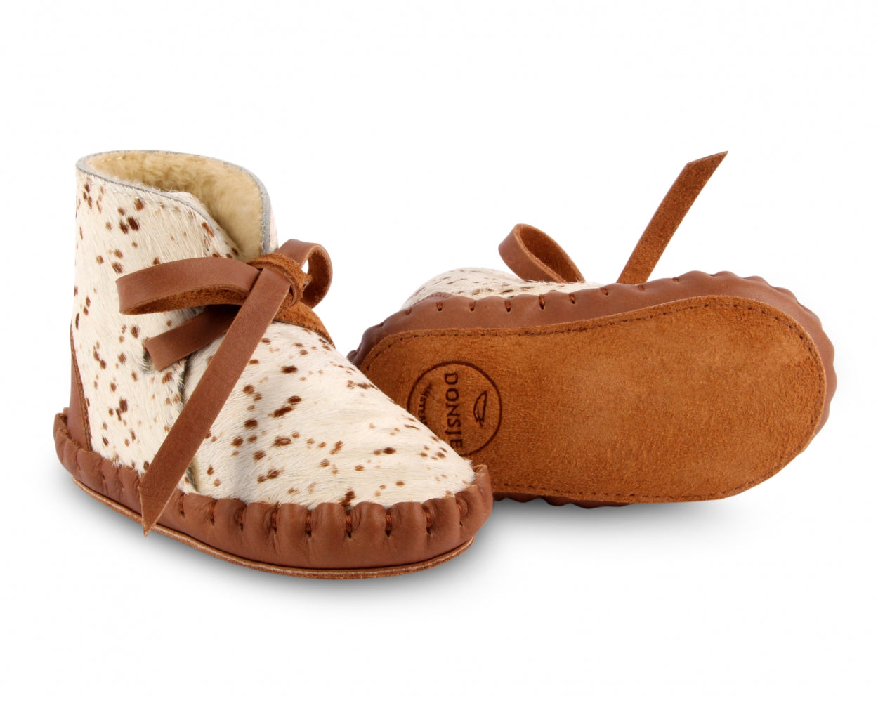 Pina Exclusive Booties | Bambi Spotted Cow Hair