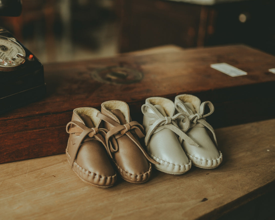 Pina Exclusive Booties | Truffle Metallic Nubuck