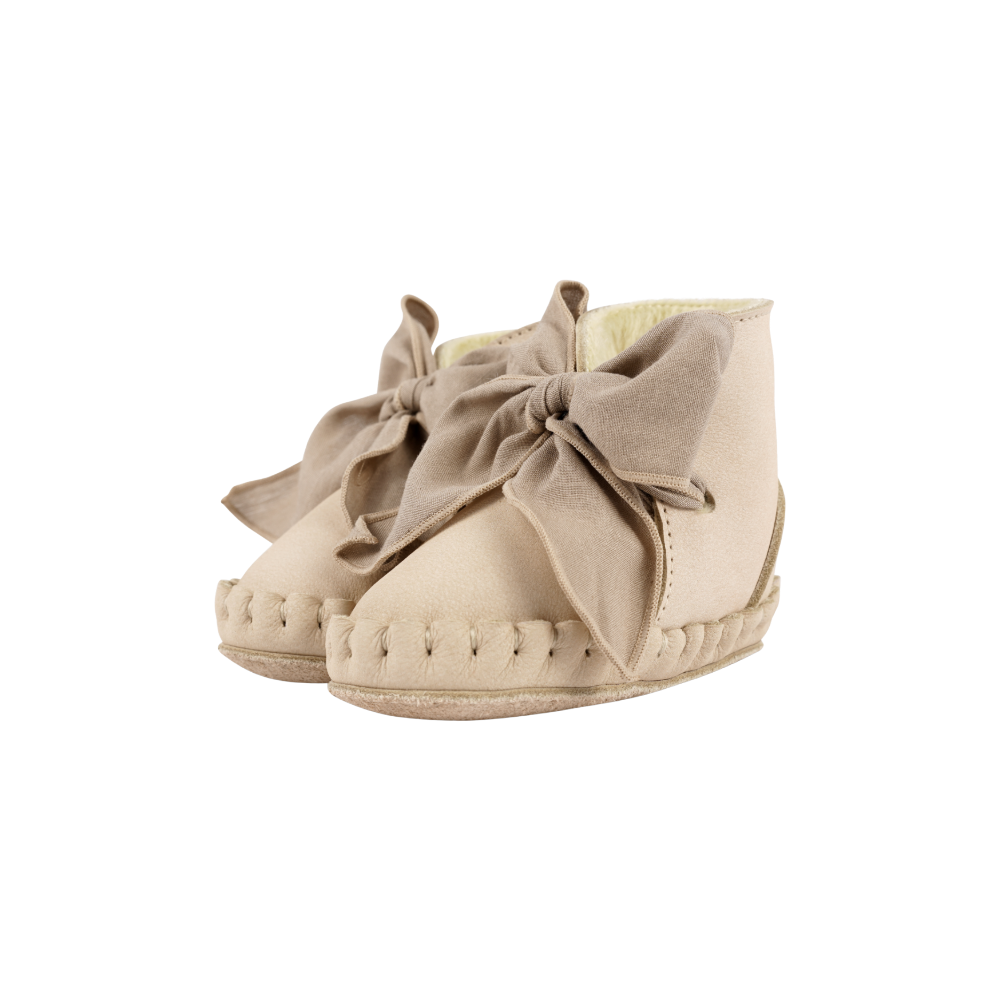 Pina Organza Booties | Powder Nubuck