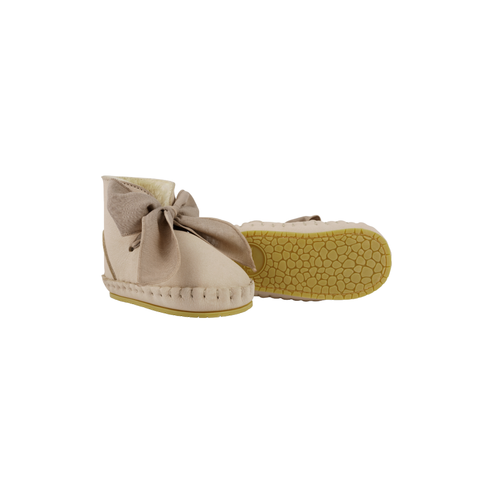 Pina Organza Booties | Powder Nubuck