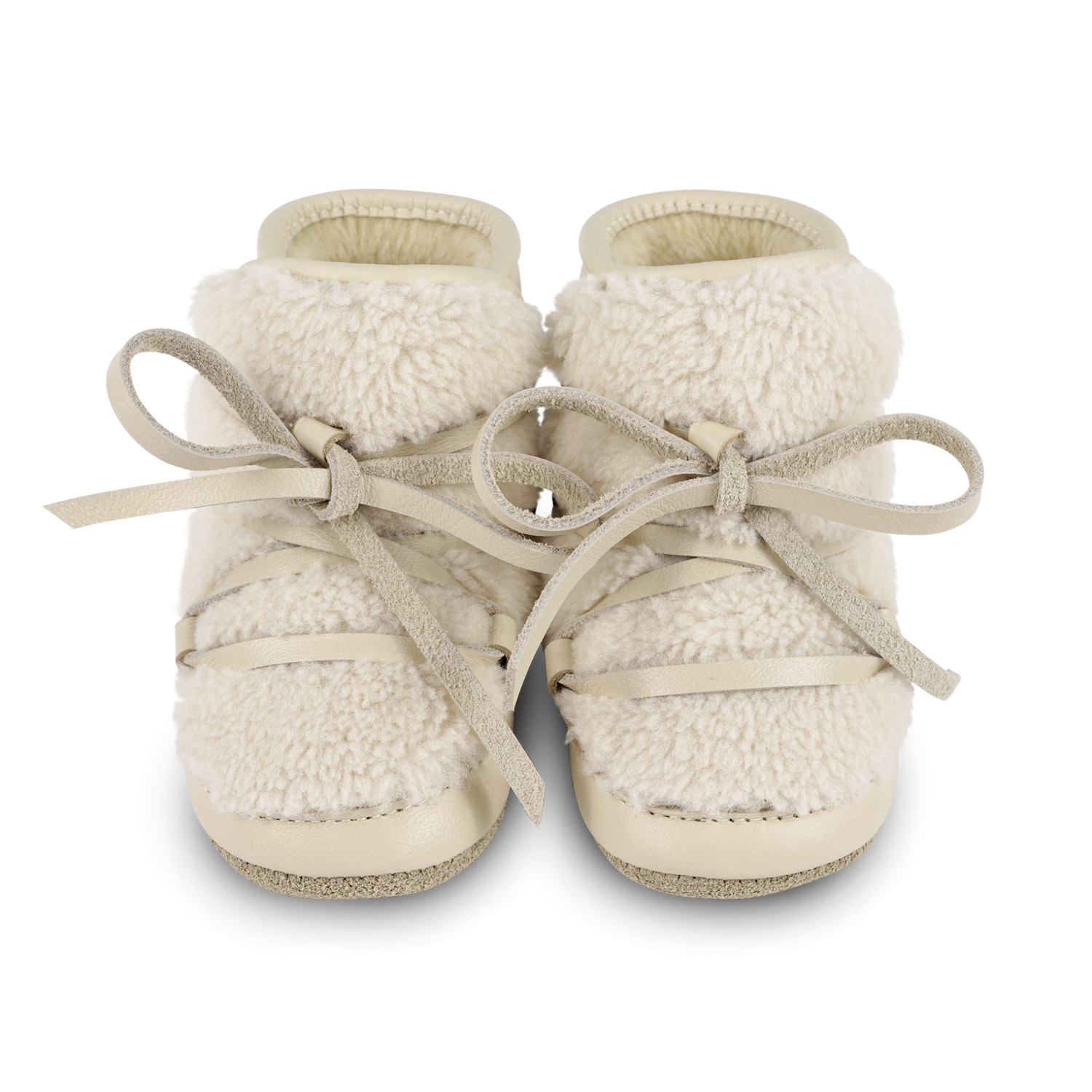 Cassi Booties | Cream Leather