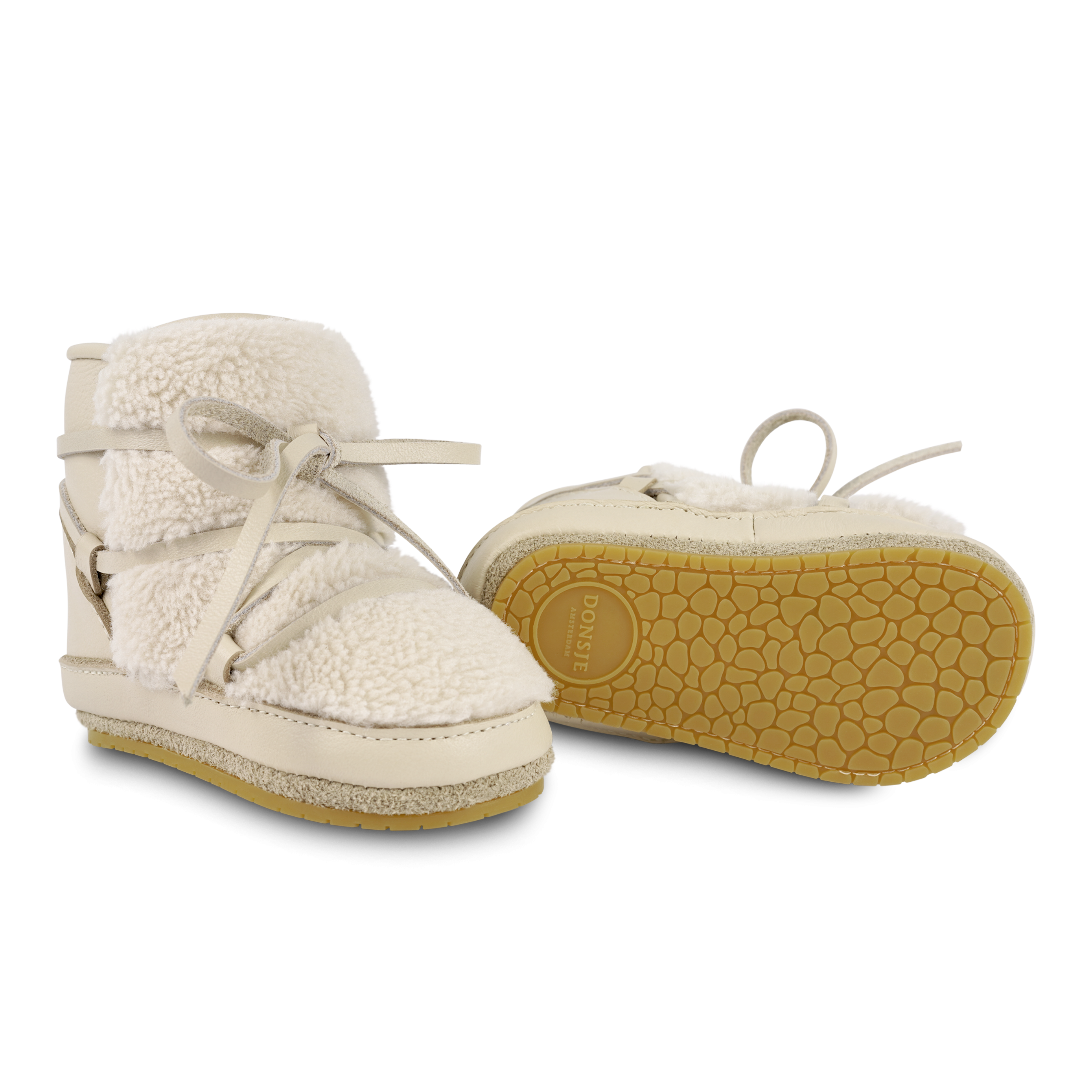 Cassi Booties | Cream Leather