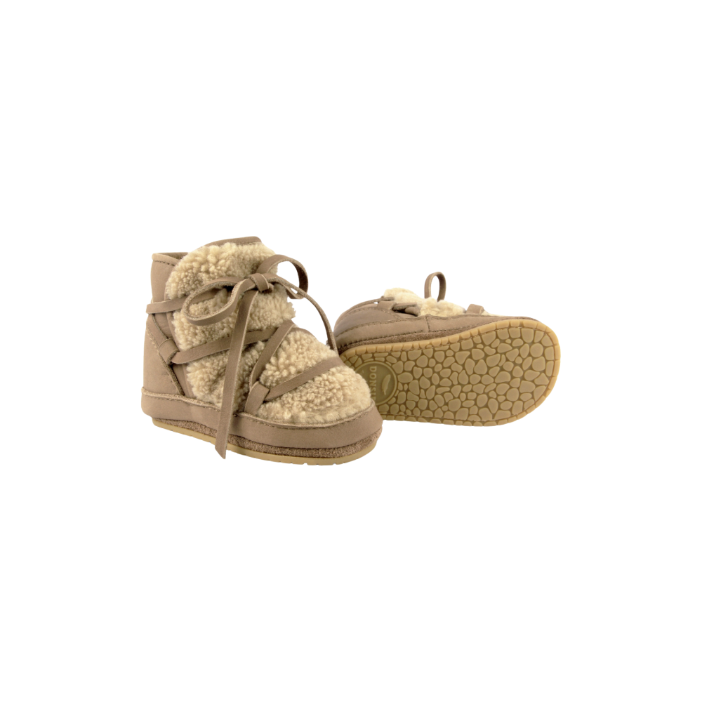 Cassi Booties | Truffle Nubuck