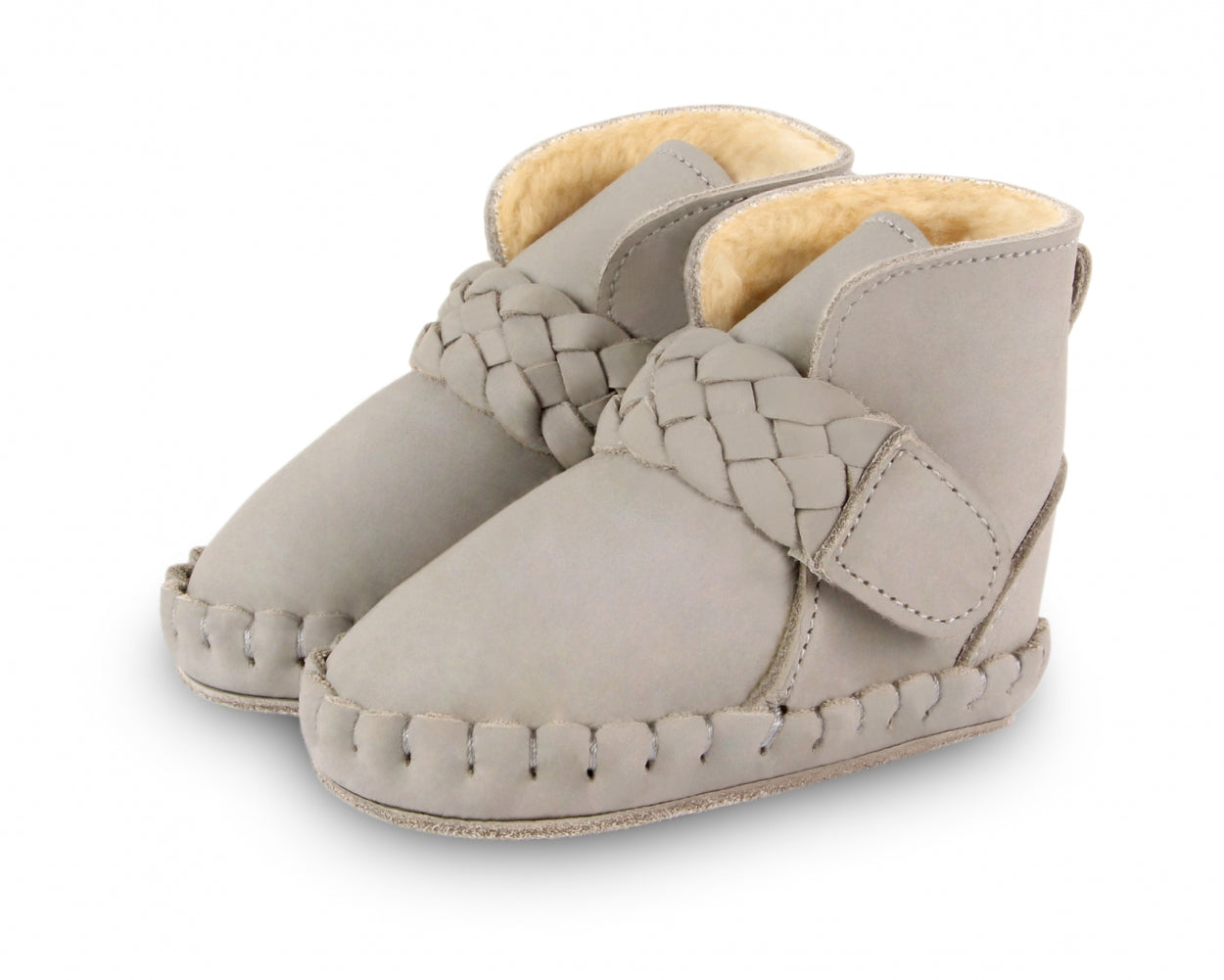 Mace Booties | Elephant Grey Leather