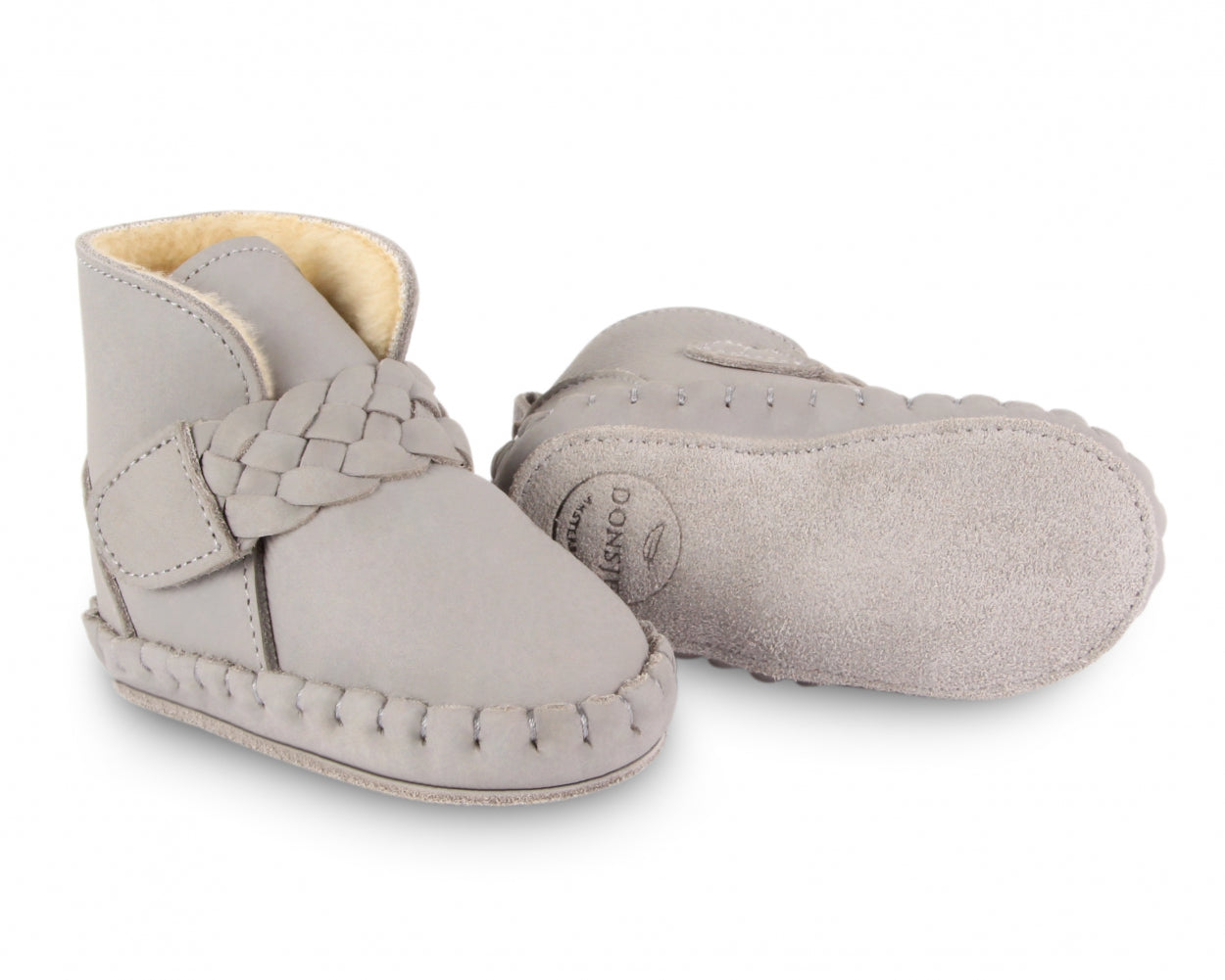Mace Booties | Elephant Grey Leather