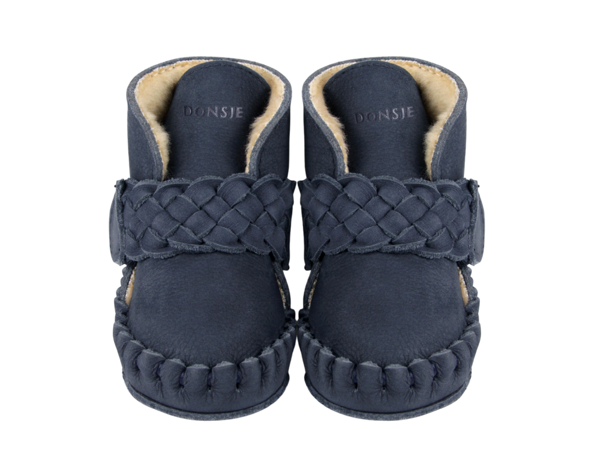 Mace Booties | Navy Nubuck
