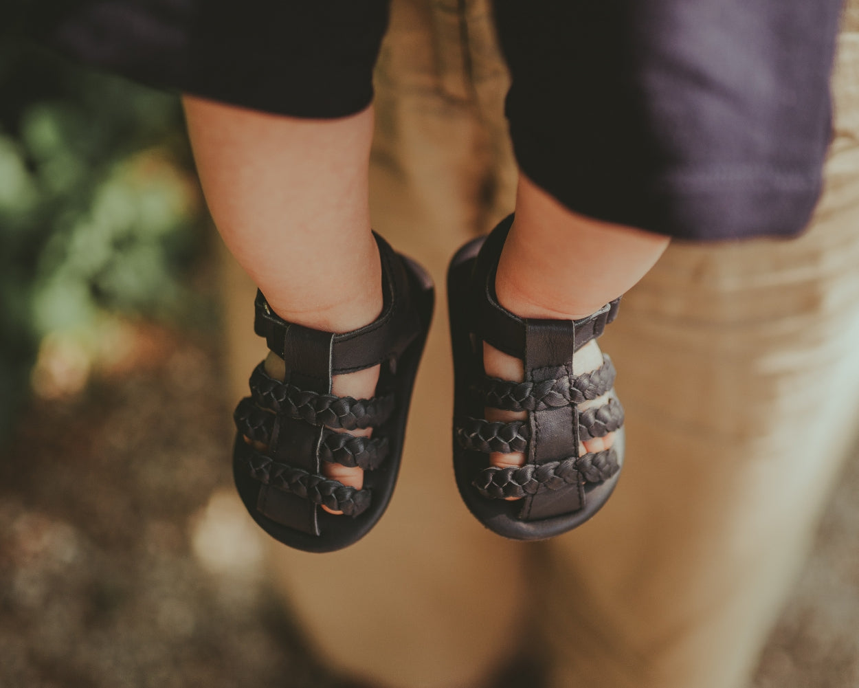 Pam Sandals | Navy Leather