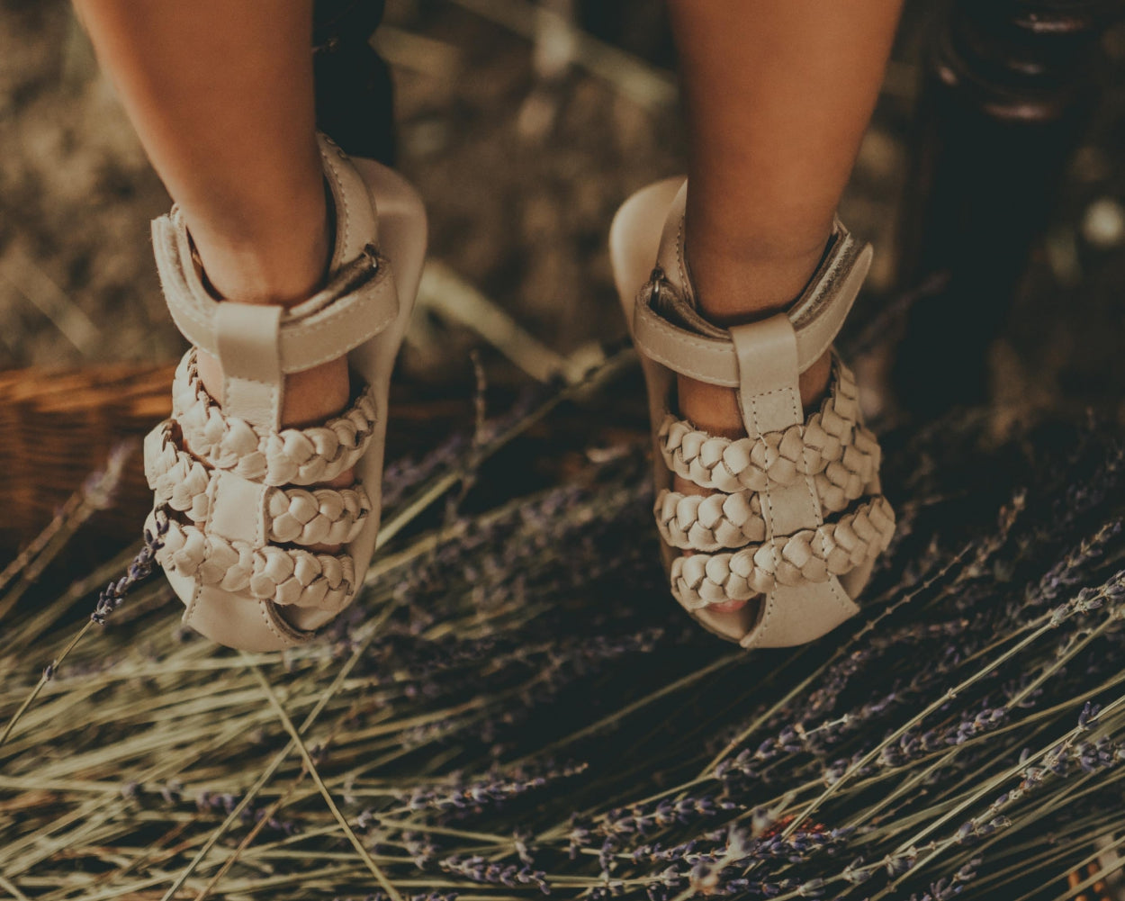 Pam Sandals | Ivory Classic Leather