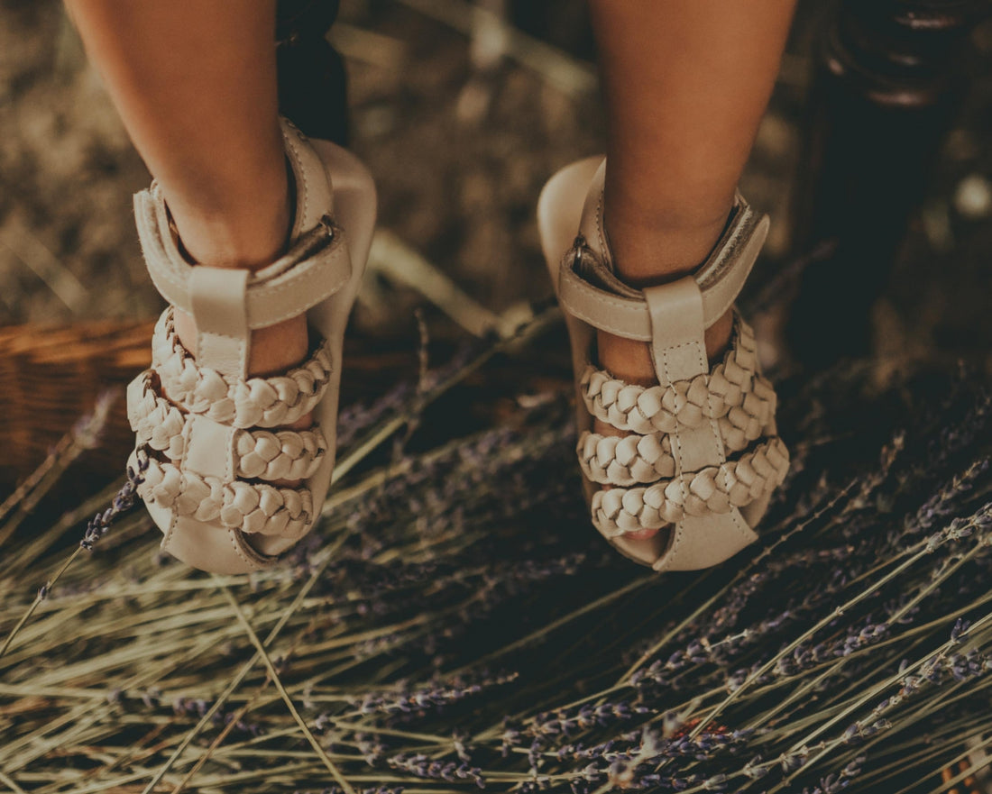 Pam Sandals | Ivory Classic Leather