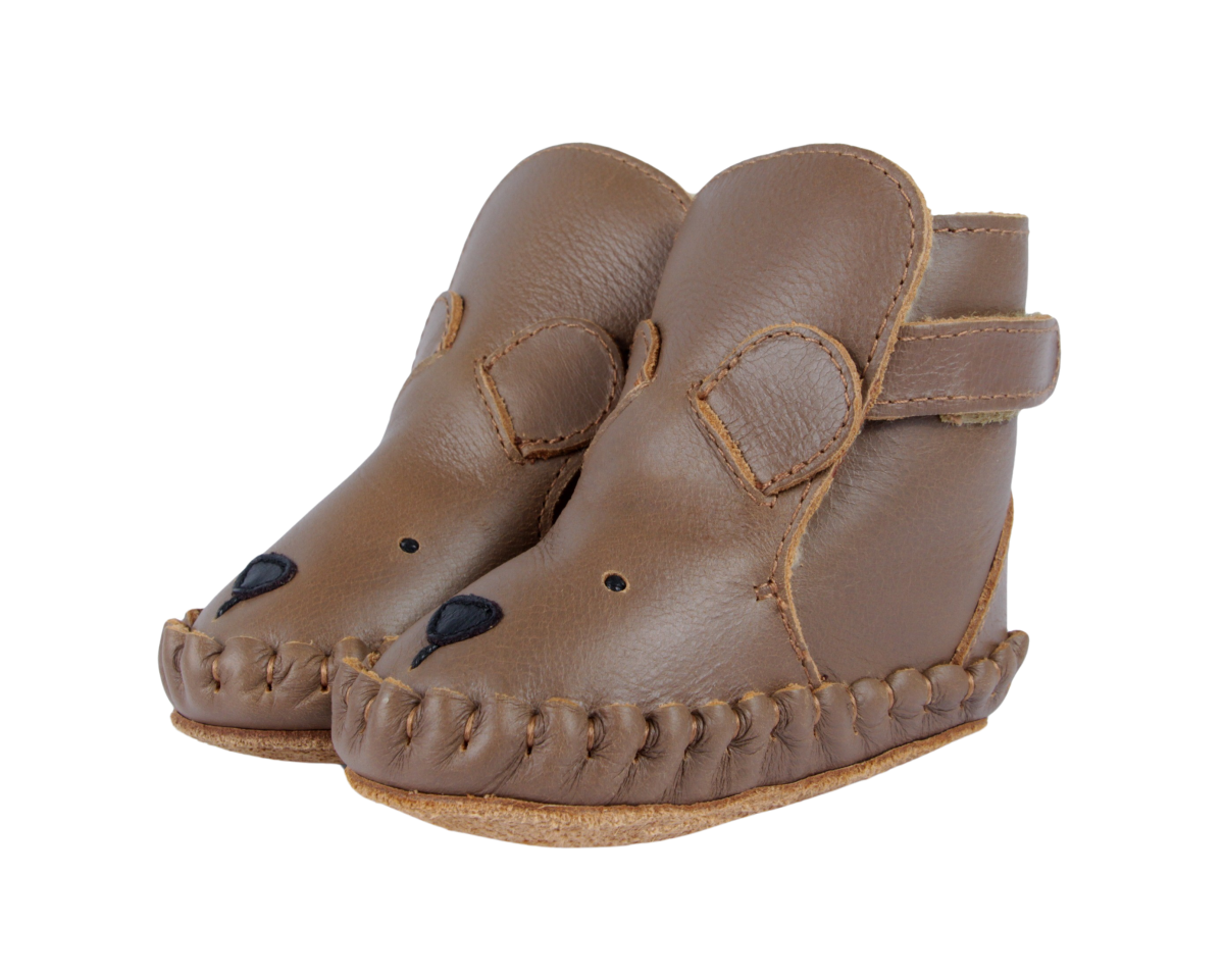 Kapi Classic Booties Bear Cognac Classic Leather Donsje Amsterdam