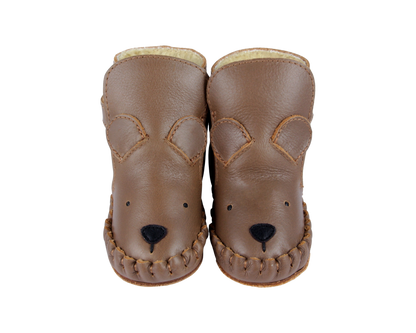 Kapi Classic Booties | Bear | Cognac Classic Leather