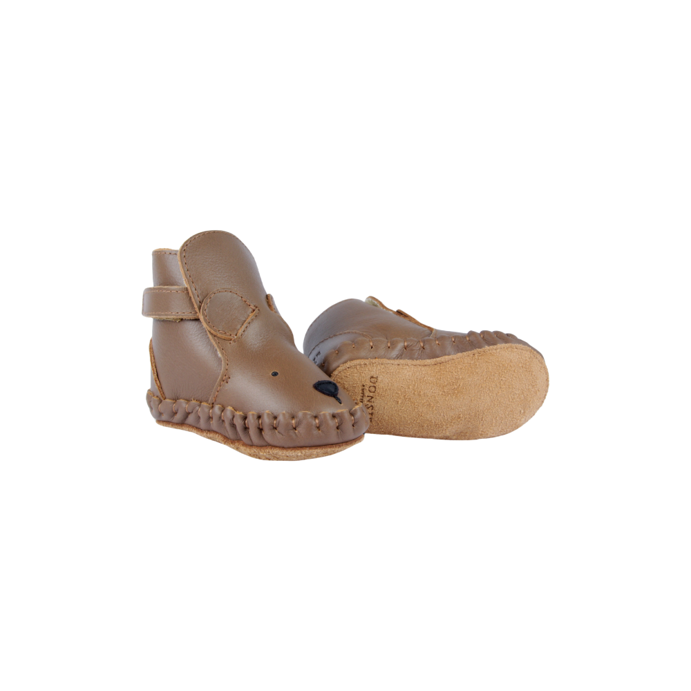 Kapi Classic Booties | Bear | Cognac Classic Leather