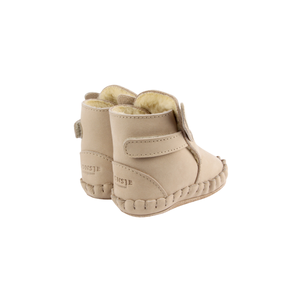 Kapi Classic Booties | Bunny | Taupe Nubuck