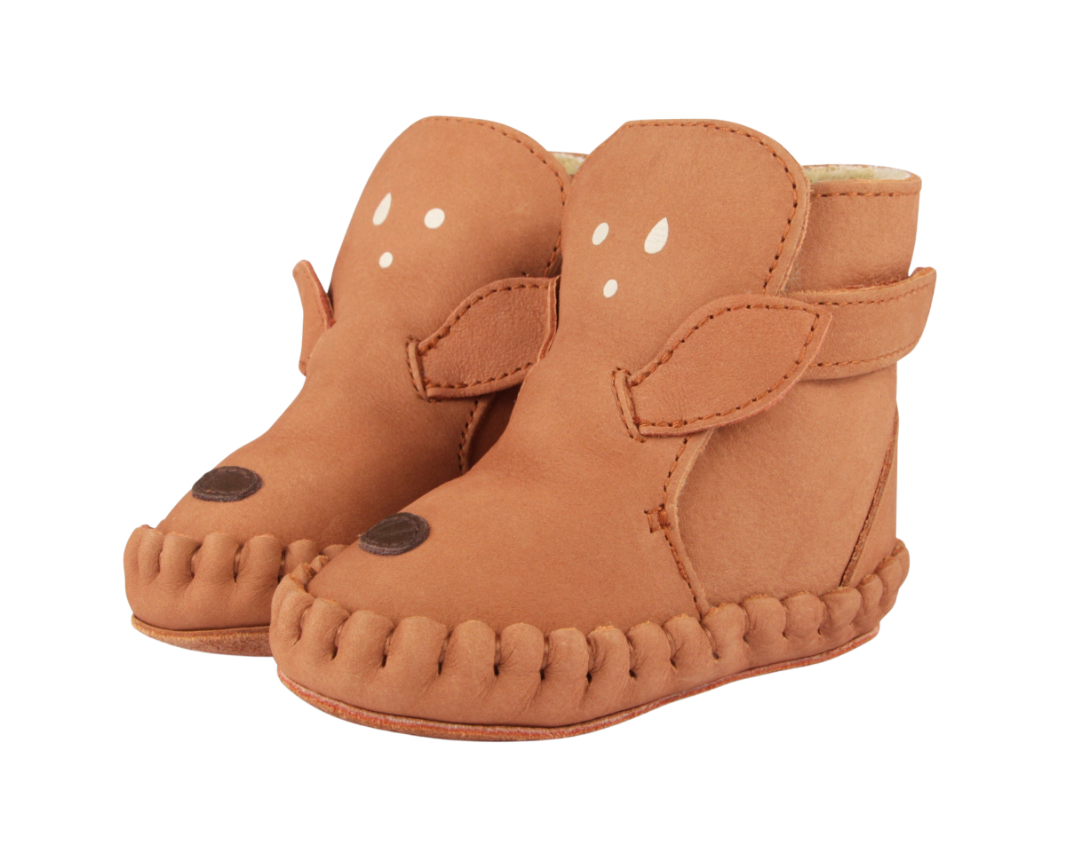 Kapi Classic Booties | Deer | Walnut Nubuck