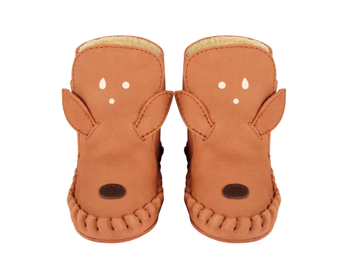 Kapi Classic Booties | Deer | Walnut Nubuck