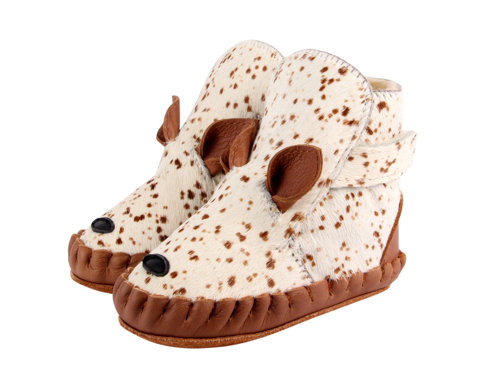 Kapi Exclusive Booties | Bambi | Bambi Spotted Cow Hair