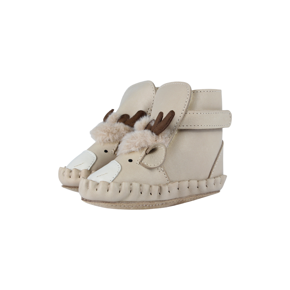 Kapi Exclusive Booties | Reindeer | Ivory Classic Leather