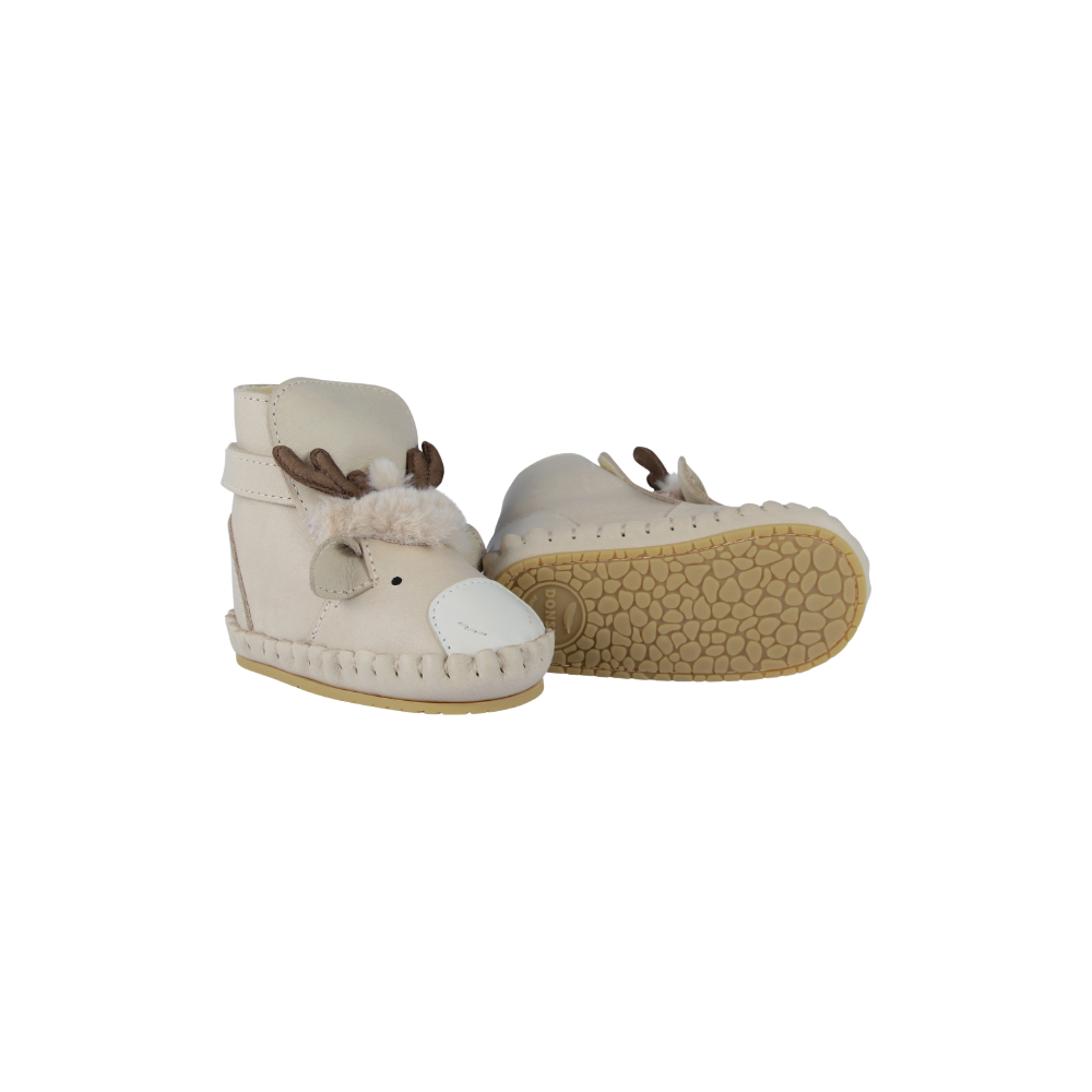 Kapi Exclusive Booties | Reindeer | Ivory Classic Leather