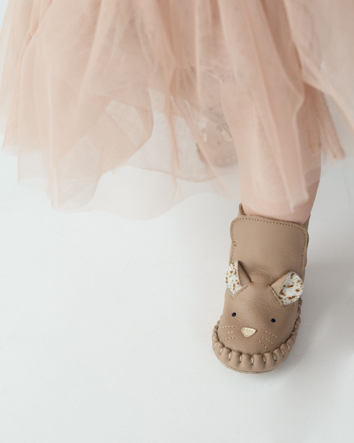 Kapi Exclusive Booties | Mouse | Praline Leather