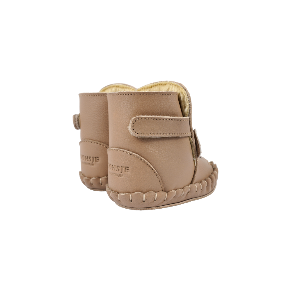 Kapi Exclusive Booties | Mouse | Praline Leather