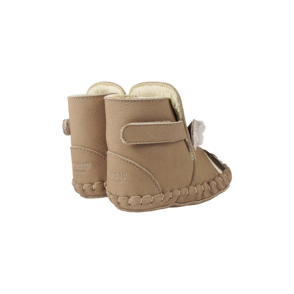 Kapi Exclusive Booties | Raccoon | Truffle Nubuck
