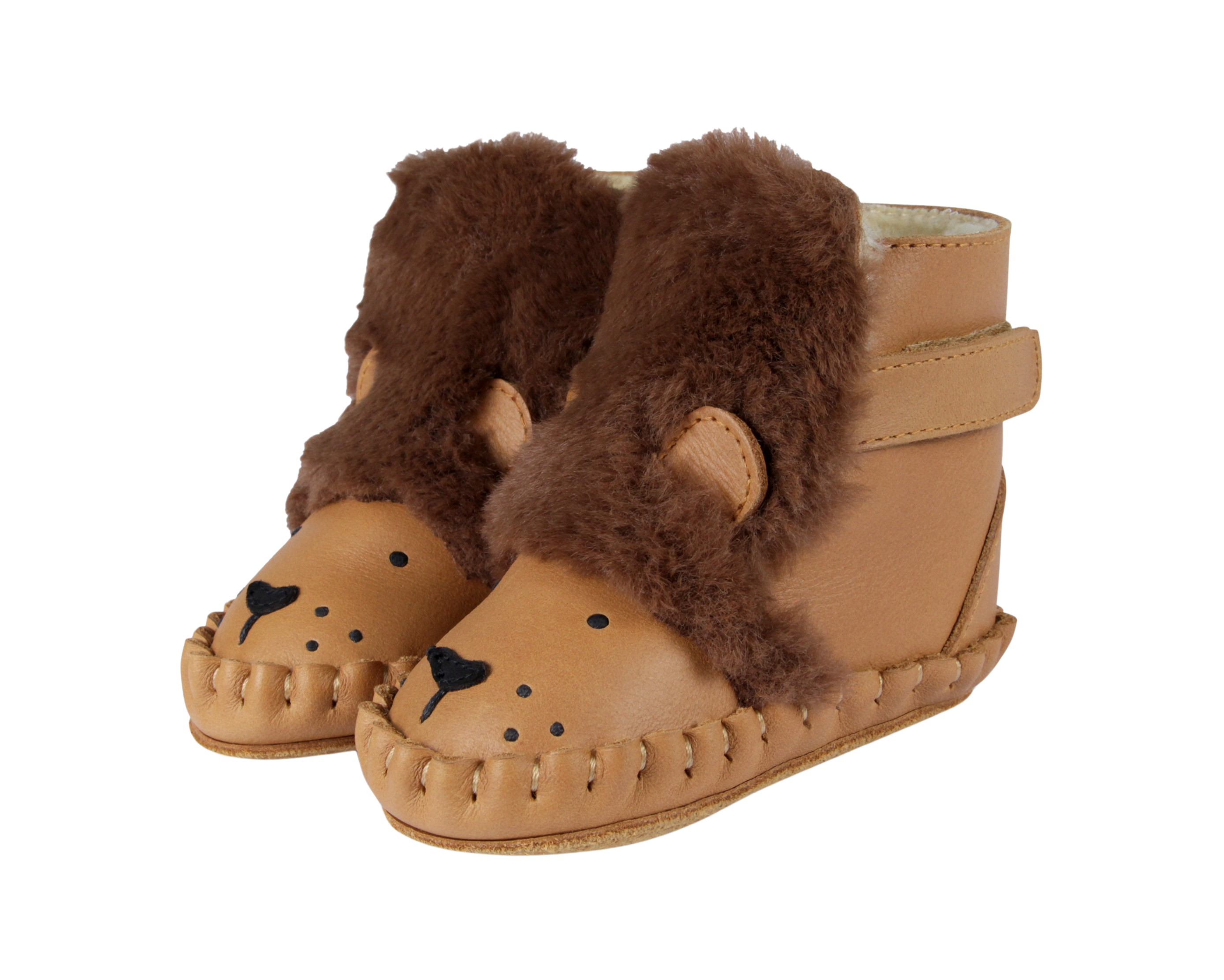 Kapi Exclusive Booties | Leo | Camel Classic Leather