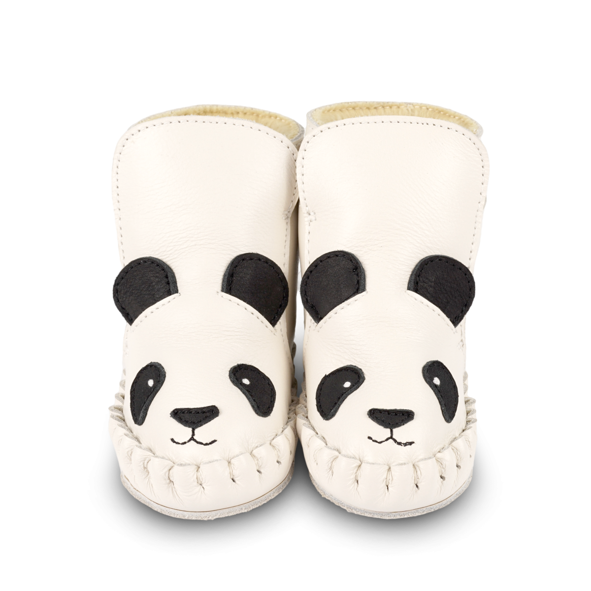Kapi Classic Booties | Panda | Off White Leather