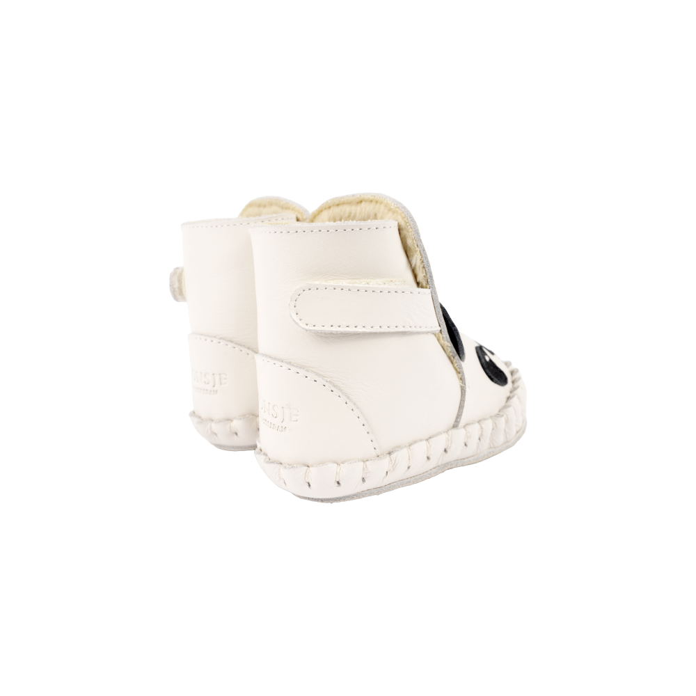 Kapi Classic Booties | Panda | Off White Leather