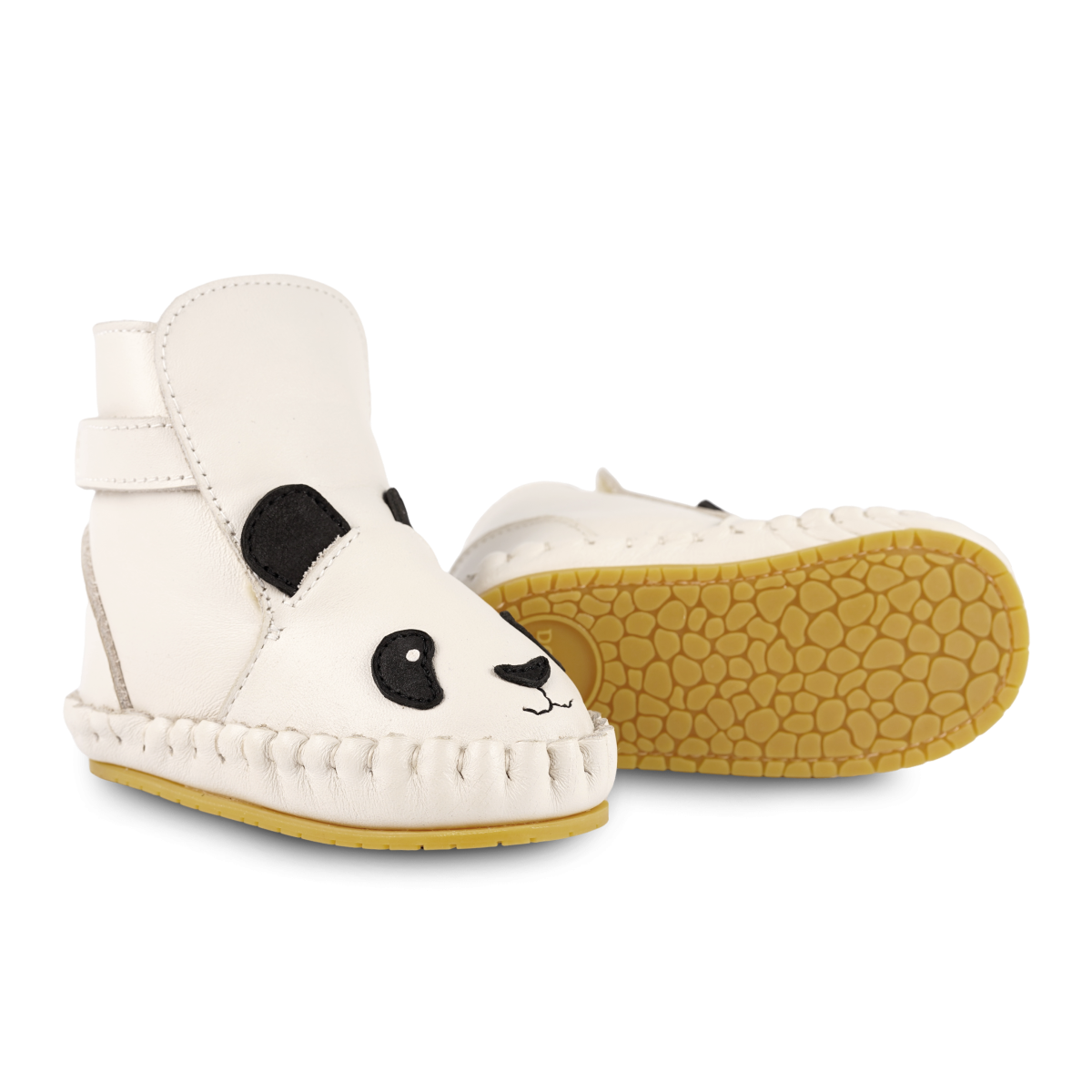Kapi Classic Booties | Panda | Off White Leather