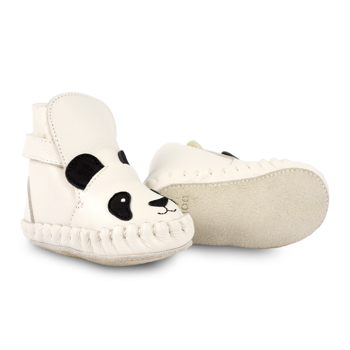 Kapi Classic Booties | Panda | Off White Leather
