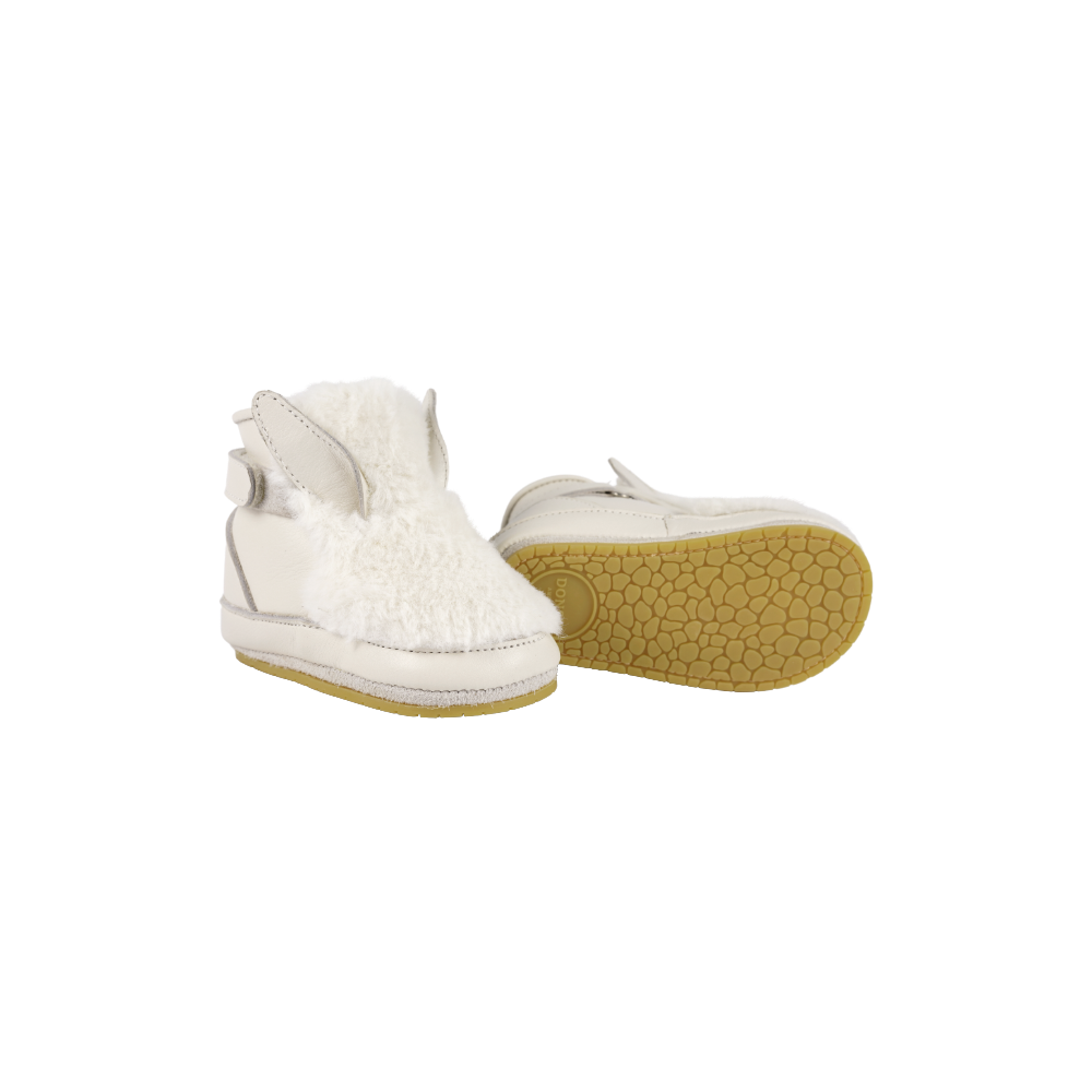 Richy Booties | Snow Rabbit | Off White Soft Faux Fur