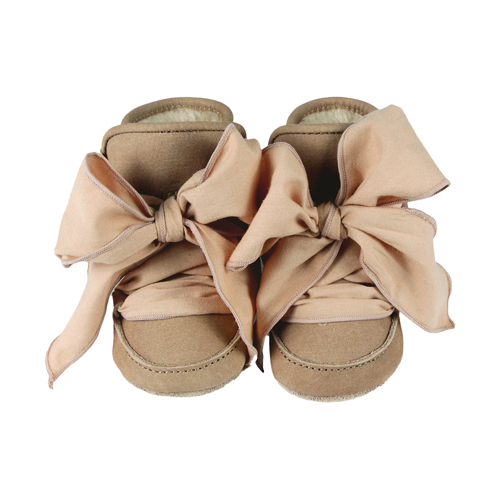 Anouk Booties | Truffle Nubuck